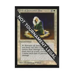 WOTC MtG International Ed. Circle of Protection: Blue (C) NM - Image 1