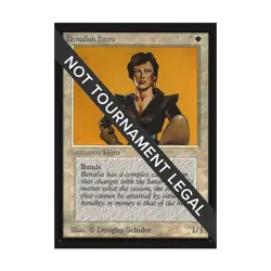 WOTC MtG International Ed. Benalish Hero (C) NM - Image 1