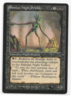 Magic the Gathering ~ MTG ~ 1x Shimian Night Stalker ~ LEGENDS ~ M/NM - Image 1