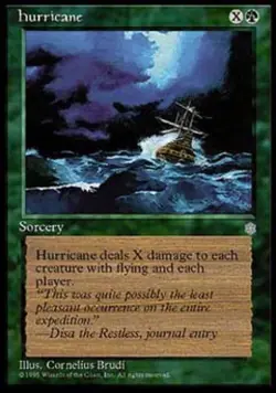 Hurricane - Medium Play MTG Ice Age - Image 1