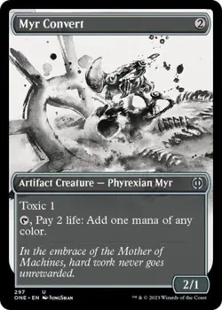 Myr Convert (Showcase) - Near Mint MTG Phyrexia: All Will Be One - Image 1