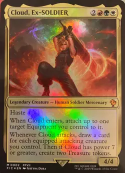 Cloud, Ex-SOLDIER Foil FIC NM MTG - Image 1