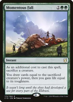 MTG - Momentous Fall - Commander 2019 - X1 - (NM) - - Image 1