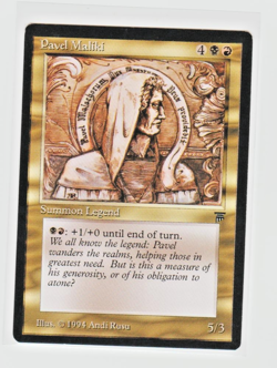 Magic the Gathering ~ MTG ~ 1x Pavel Maliki ~ LEGENDS ~ M/NM - Image 1