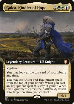 🧙Galea, Kindler Of Hope M 317 Borderless D&D Forgotten Realms AFR MTG - Image 1