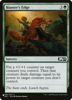 Hunter's Edge - Light Play MTG The List - Image 1