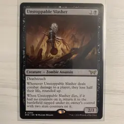 UNSTOPPABLE SLASHER (119) X4 Duskmourn: House Of Horror DSK Magic MTG MINT CARD - Image 3