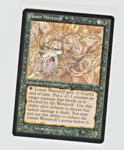 Magic the Gathering ~ MTG ~ 1x Lesser Werewolf ~ LEGENDS ~ M/NM - Image 1