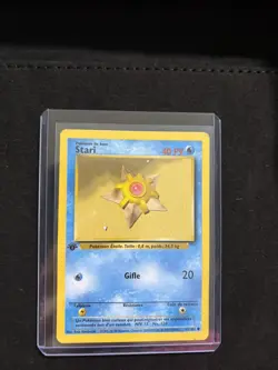 1999 French Pokemon Stari Staryu 1st Edition Base Set Card 65/102 - Image 1