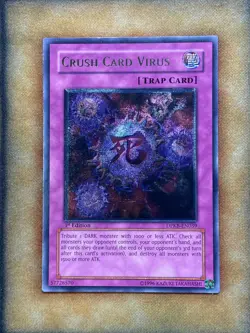 Yugioh Crush Card Virus DPKB-EN039 Ultimate Rare 1st Ed MP - Image 1