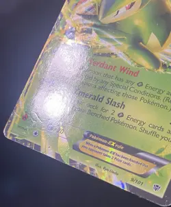Virizion EX 9/101 Plasma Blast Holo (See Photos) Pokemon Card - Image 4