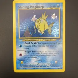Pokemon TCG Shining Magikarp Neo Revelation Holo Card 66/64 - Image 1