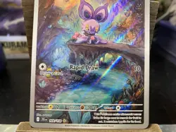 Pokemon TCG Noibat Journey Together Illustration Card 169/159 - Image 3