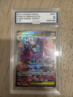 🔥 AGS 9 Mega Dragalge ex 118/086 Chaos Rising SIR Pokemon Card 🔥 - Image 1
