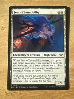 Fear of Immobility [Duskmourn: House of Horror] Magic MTG - Image 1