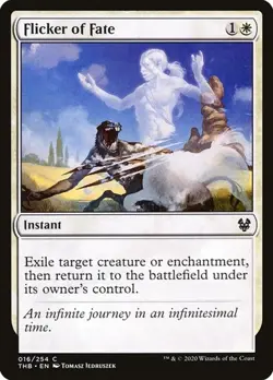 1x Flicker of Fate NM Eng MTG - Theros Beyond Death - Image 1