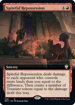 MTG - Spiteful Repossession - Extended Art - SNC Commander - Magic the Gathering - Image 1