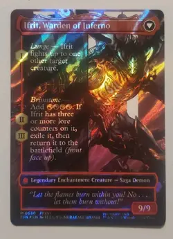 MTG: Clive, Ifrit's Dominant (Borderless) (Surge Foil) (0530) Final Fantasy Foil - Image 2