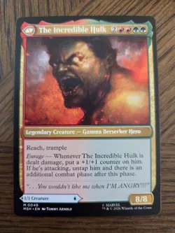 MtG Marvel Super Heroes Bruce Banner / Incredible Hulk -M0049 -NM! 👀 - Image 2