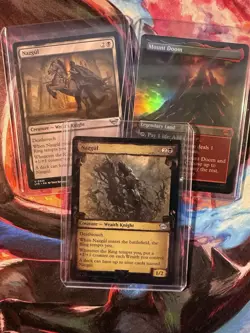 Wizards MTG LTR Nazgul x2 -0730/ 0335 LotR and Mount Doom - Image 1