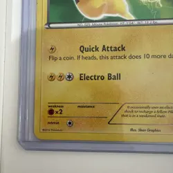Pokemon TCG Pikachu BW54 Black Star Promo 2012 Black & White Moderate Play - Image 5