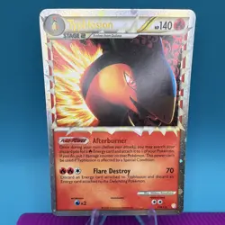 Pokemon Company Typhlosion PRIME 110/123 HGSS Holo Ultra Rare ENG 2010 LP - Image 1