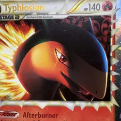 Pokemon Company Typhlosion PRIME 110/123 HGSS Holo Ultra Rare ENG 2010 LP - Image 2