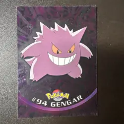 2000 Topps Pokemon TV #94 Gengar Silver Foil - Image 1