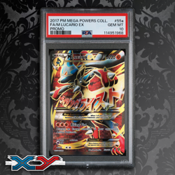Pokemon TCG: Mega Powers - M Lucario EX 55a Alternate Art Promo [PSA 10] GEM - Image 1
