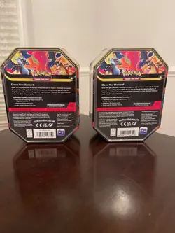 Pokemon TCG Mega Charizard X + Y EX Tin Charizard Promo Sealed New [LOT OF 2] - Image 2