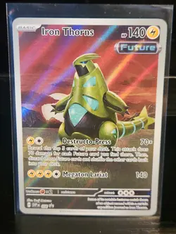 Pokemon TCG Iron Thorns 098 Scarlet & Violet Promo Card Holo Pokemon Center - Image 1