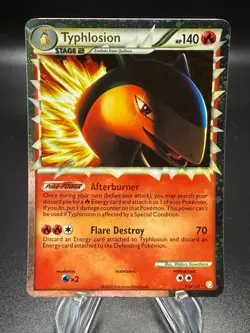 Pokemon HeartGold SoulSilver TYPHLOSION PRIME Ultra Rare #110/123 - Image 1