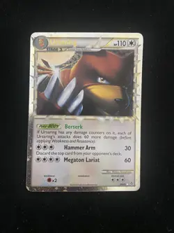 Pokemon TCG Ursaring Prime 89/95 Unleashed Holo Ultra Rare 2010 - Image 1