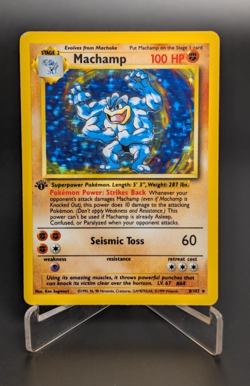 Machamp - Base Set Deck Exclusive 8/102 1st Edition - Pokemon TCG (WoTC) - MP - Image 1