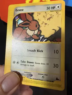 Pokemon TCG Eevee 54/144 Skyridge Set, Non-Holo E-Reader Series. LP+/NM - Image 2