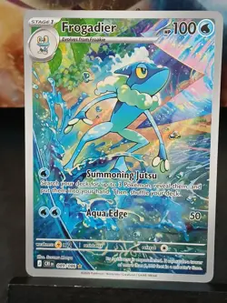 Frogadier 089/086 Chaos Rising English Pokemon Card Illustration Rare NM - Image 2