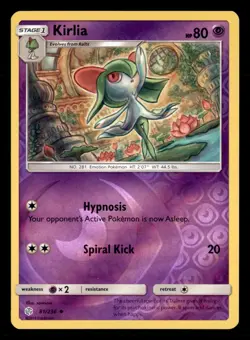 Kirlia 81/236 Uncommon Cosmic Eclipse Pokemon Reverse Holo Near Mint - Image 1
