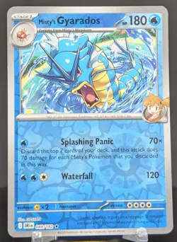 Pokemon Misty's Gyarados #049/182 English Destined Rivals Reverse Holo - Image 1