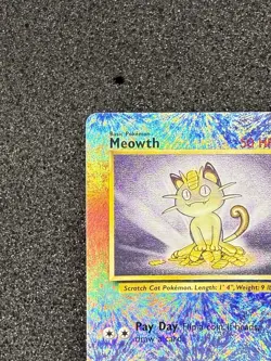 Pokemon TCG Meowth Reverse Holo Uncommon 53/110 Legendary Collection EN 50HP - Image 2