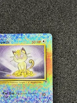 Pokemon TCG Meowth Reverse Holo Uncommon 53/110 Legendary Collection EN 50HP - Image 3
