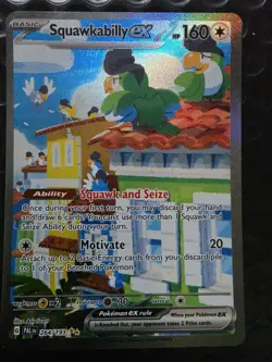 Pokemon TCG Squawkabilly EX Scarlet & Violet Paldea Evolved 264/193 Holo SIR - Image 1