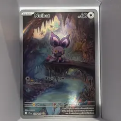 The Pokemon Company Pokemon TCG Noibat 169/159 Sv04 IR Holo Eng 60HP Basic - Image 1