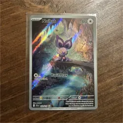 Pokemon Noibat 169/159 Sv09 Journey Together Illustration Rare Holo 60 HP - Image 1