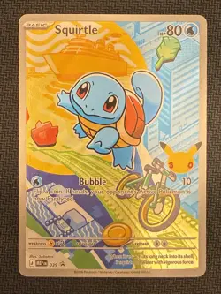 2026 Pokemon Squirtle #039 First Partner Illustration Full Art Promo NM+ - Image 1