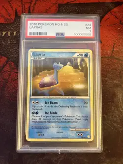 Pokemon 2010 Lapras Heart Gold Soul Silver PSA 7 - Image 1