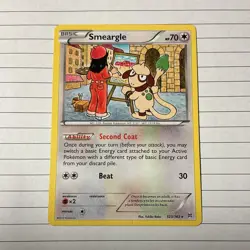 The Pokemon Company Smeargle 123/162 Breakthrough Uncommon Reverse Holo ENG HP70 - Image 1