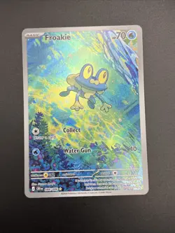 Froakie 088/086 Illustration Rare ME04: Chaos Rising Pokemon Holo NM Full Art - Image 4