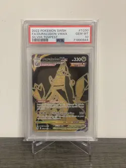 2022 PSA 10 Duraludon VMAX FA Full Art TG30 Pokemon TCG SWSH Silver Tempest - Image 1