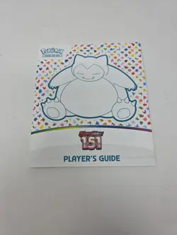 Pokemon TCG Scarlet & Violet 151 Players Guide Snorlax ETB Booklet - Image 1