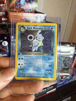 Pokemon TCG Dark Blastoise Holo Rare 1st Edition Team Rocket - Image 1